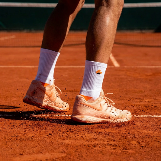 Chaussettes de Tennis Crew Lite Blanc/Orange