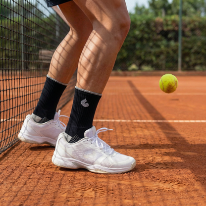 Chaussettes de Tennis Crew Lite Noir/Gris