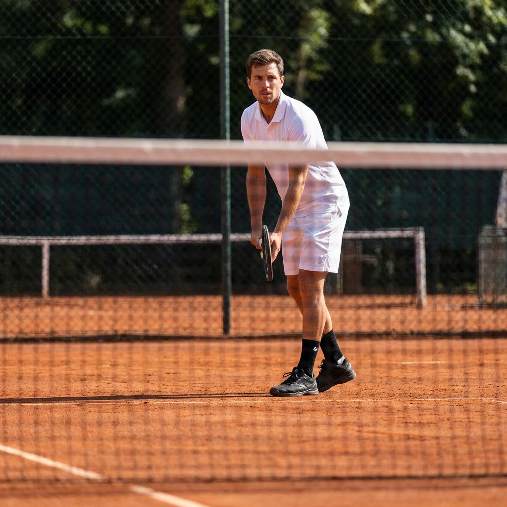 Tennis Socks Crew Black/Grey