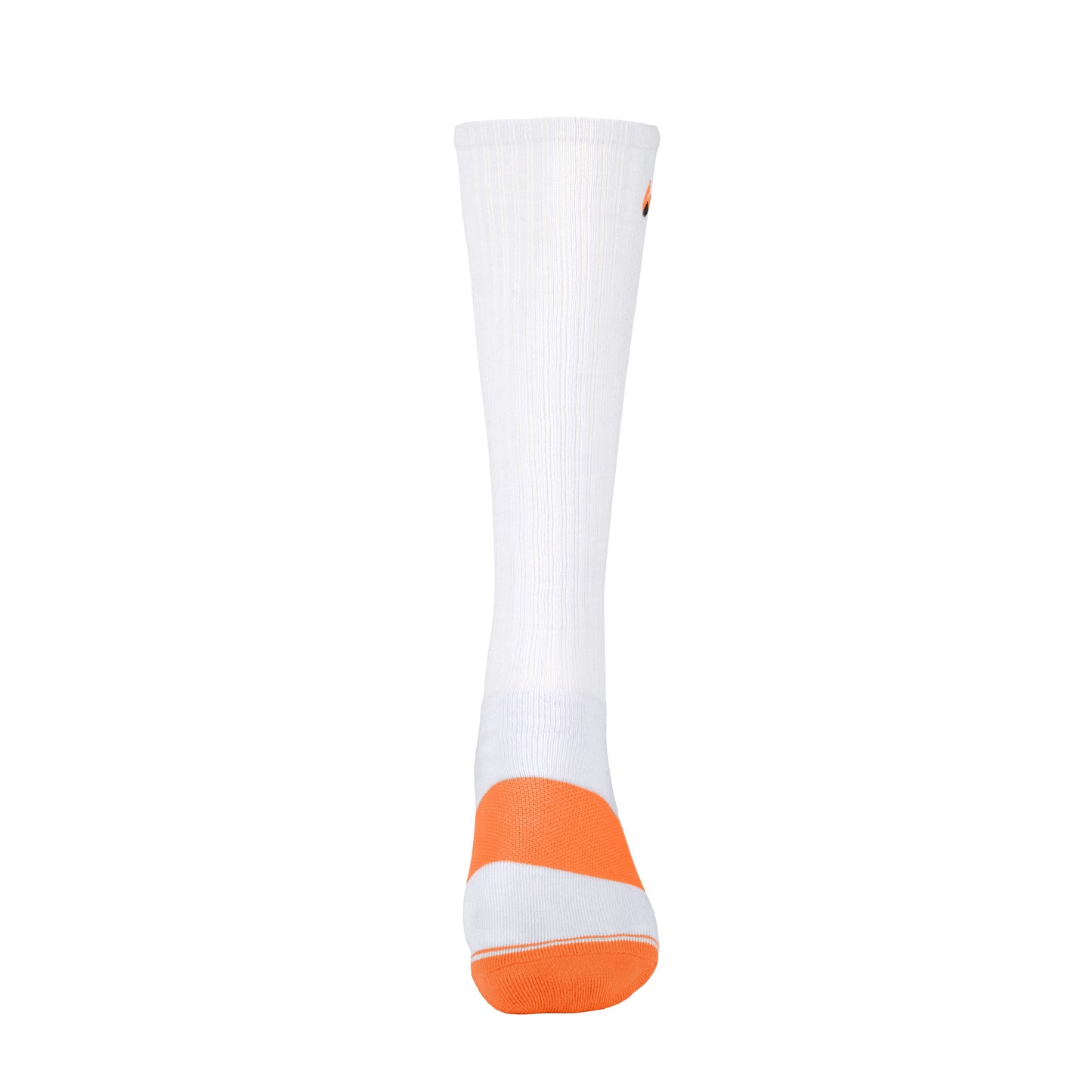 Kompression Socken Weiss/Orange
