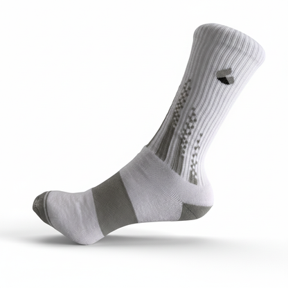 Chaussettes de Padel Crew Blanc/Gris